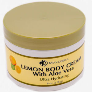 MAXCEEDA LEMON BODY CREAM WITH ALOE VERA AND LEMON FRUIT EXTRACT